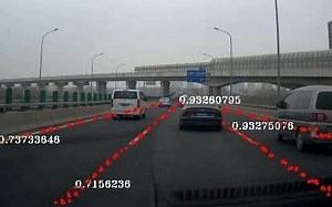 车道线检测模型-实际道路测试【北京：城市、环路、高速】