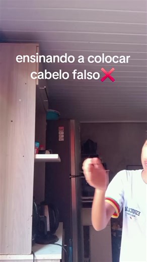 to esperando o grabriel gente 😔#cabelofalso #tutorial #cabeloorganico