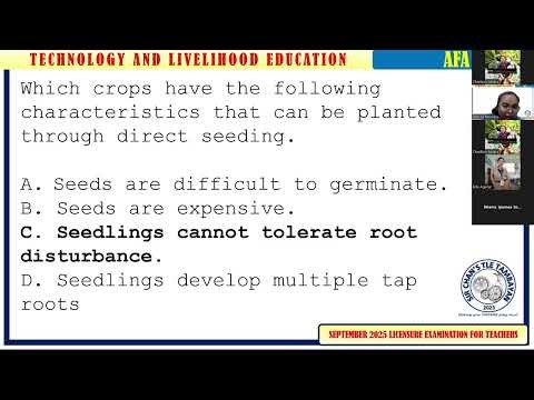 Agriculture and Fishery Arts LET - TLE Part 1