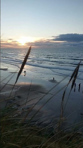 Sunset At Nr Lynby Beach Denmark ASMR Ambience