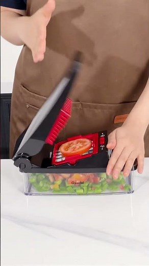 Your All-in-One Kitchen Solution! 🧅 Geedel 4-in-1 Vegetable Chopper, Dicer & Slicer