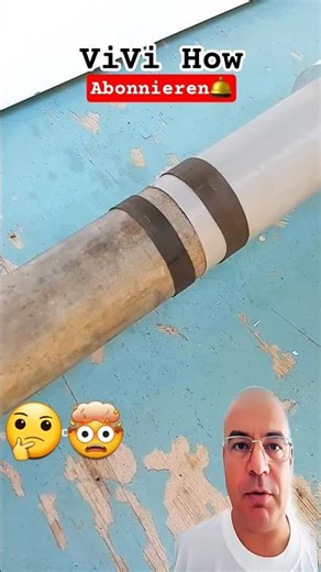 How to reliable connect two pipes 🤔🤯 #diy #tipps #plumbing