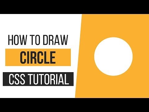 How to Draw a Circle with CSS | How to Draw CSS Shapes-Tutorial 2 | CSS Tutorials