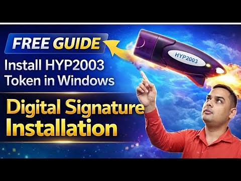 How to Install HYP2003 / ePass2003 Token Driver in Windows