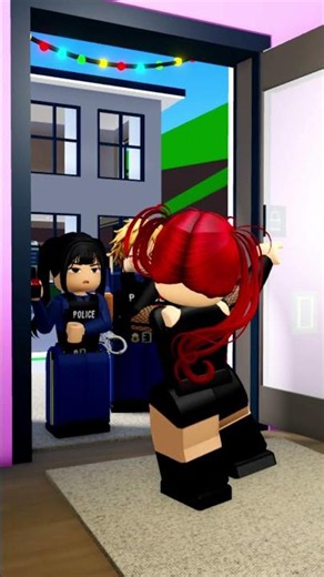 I tried to do Nervy dance for the police would let me go 😍😍🥰 #roblox #robloxshorts #brookhaven