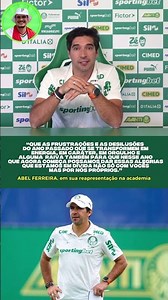 Professor Abel is back and has a message! 🐷 #palmeiras #abelferreira
