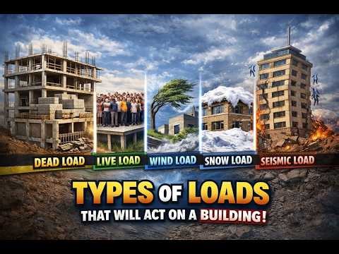 Type of loads | Dead load vs Live load | in Hindi | #Civilengineering | Civil_Knowledge289