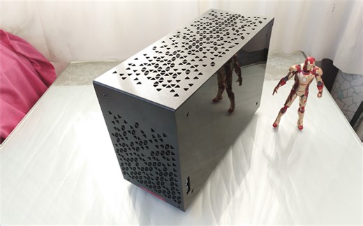 (开箱)740元定制a4机箱~sl-a4+~全铝，迷你主机，阳极氧化的哟