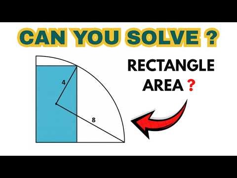 Can You Solve This Rectangle Area Puzzle ? | Logic Witch