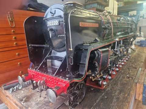 Live Steam Test of the Locomotive