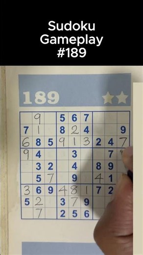 Sudoku Gameplay Medium Level | Math Tutor Edu | Sudoku 189