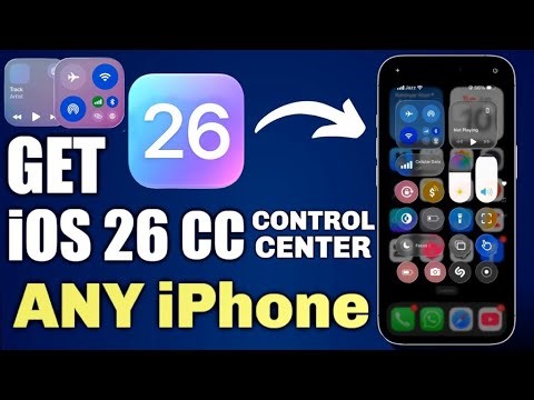 GET iOS 26 Control Center on OLD iPhones! (Jailbreak Tweaks 2025) – Liquid Glass Design!