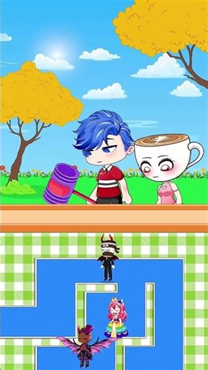 POV ✨🧠🧟‍♀️ Alex vs Zombies - Escape the Monster’s Trap Challenge! | Gacha Life Stories #shorts