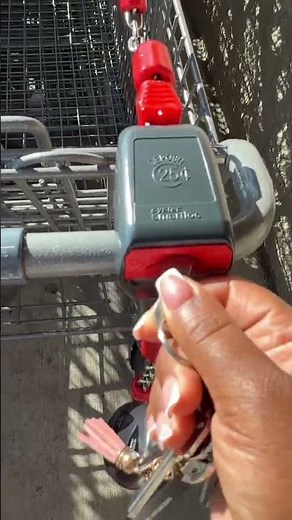 Anywho, this portable stainless steel key token for shopping carts is so convenient, especially if