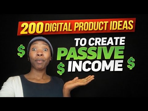200 Digital product Ideas to create passive income