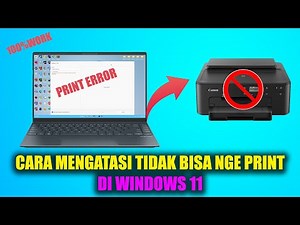 CARA MENGATASI TIDAK BISA PRINT DI WINDOWS 11
