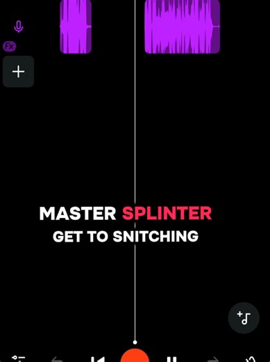 "master splinter get to snitching"#bandlab #undergroundmusic #fyp #flo...