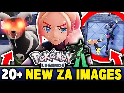 POKEMON NEWS! 20+ NEW LEGENDS ZA GAMEPLAY IMAGES! NEW MEGA EVOLUTION DLC RUMORS & MORE!