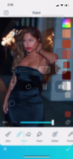 How to add makeup to your photos using #Facetune2 #Facetune #Makeup #contour #eyeshadow #redlip #fashionnova #ootd #MUA #yourewelcome