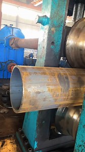 Reshaping a Steel Pipe from Round to Rectangular Hollow Section #MetalForming #SteelTube #Industrial #RollingMill #MetalFabrication #Manufacturing #HollowSection #Engineering | Process Point