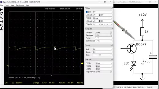 Blinking An LED With A Single Transistor