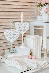 DIY Shabby Chic Lace Heart