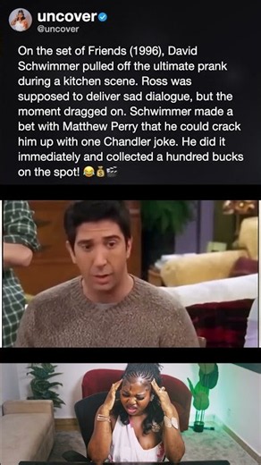On the set of Friends (1996), David Schwimmer pulled off the ultimate