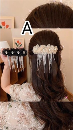 Beautiful Girls Hair Clips 😍 #shortsfeed #shorts #hairstyle #hairclips #fashionndesigns #viralshorts