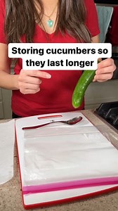 storing cucumbers so they last longer | Natalie and Connie