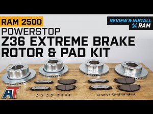 2009-2018 RAM 2500 PowerStop Z36 Extreme Brake Kit Front and Rear Review & Install