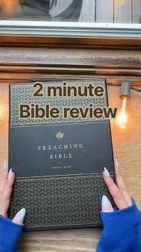 Premium Bible without the crazy price tag! 🏷️ #bible #biblereview #premiumbible #crossway #esv