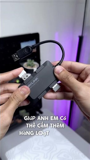 Hub usb wavlink #thinhcanhcach #hubusb
