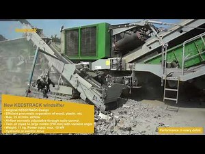 Keestrack R6 with wind sifter and new magnet