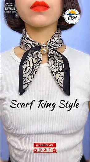 how to use a scarf ring