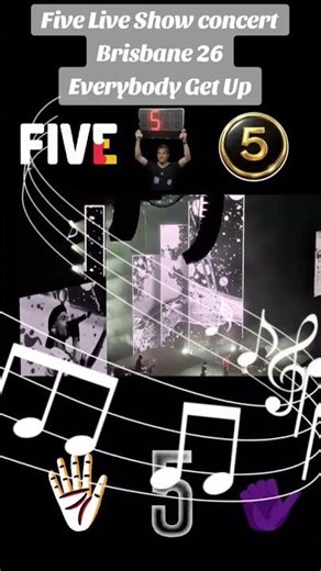 Live Show Concert Five Brisbane Everybody Get Up Part 1 #five #concert #show #music #livemusic #fun