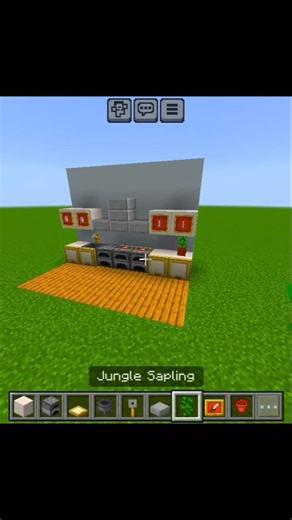 Minecraft Kitchen Design Build Hack 🔥 Easy & Modern! #shorts