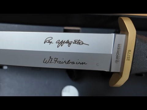Böker Applegate-Fairbairn ASMR Unboxing – Legendary Tactical Combat Knife