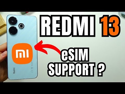 Does Redmi 13 have eSIM?