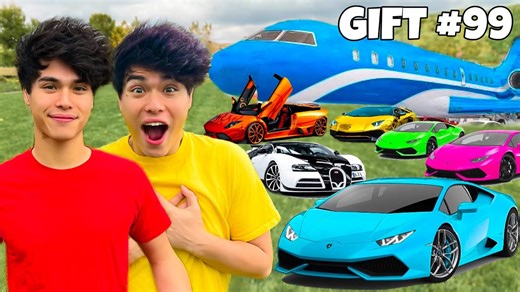 SURPRISING TWIN BROTHER WITH 100 GIFTS IN 24 HOURS!! | Topper Guild Vlog