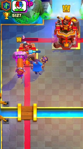evolution battle ram + dark prince #clashroyale