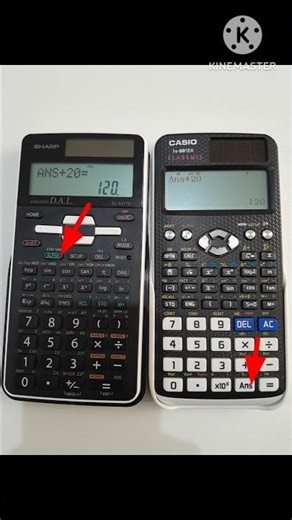 The ANS Button Trick-Using a Sharp and a Casio Calculator