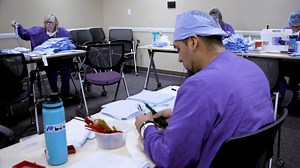 44K views · 813 reactions | People around the world are busy making masks and Renown Health employees are no exception! We are also gratefully accepting donations of homemade cotton masks from the community. Click the link for more information: https://www.renown.org/donations-covid-19/ | Renown Health | Facebook