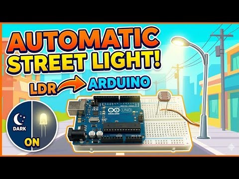 How to Make an Automatic Street Light using Arduino Uno and LDR 