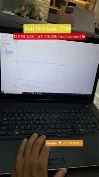 🔥 Dell Precision 7730 – 16GB Graphics वाला Powerful Workstation | Editing & Gaming Beast Laptop