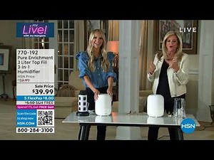 Pure Enrichment 3 Liter Top Fill 3in1 Humidifier