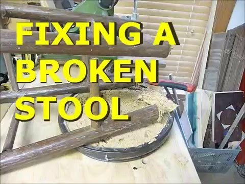 How To Fix A Broken Bar Stool