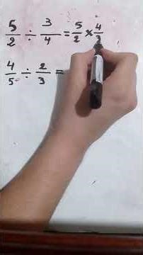 How to Divide Fractions Easily | Math Short Tutorial