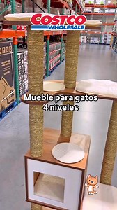 Torre para gatos con 4 alturas, ya disponible en nuestras tiendas. 🔹158 (alto) x 77,5 (ancho) x 58 (fondo) cm #CostcoEspaña #CostcoSpain #pets #gatos #gatosjugando #mascotas #mascotasfelices🐶❤️ | Costco España