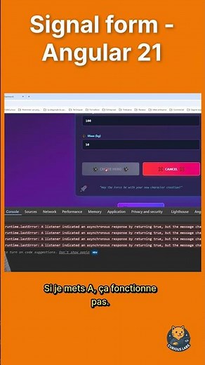 Angular 21 : Validation de formulaire en 30 secondes avec Signal Forms