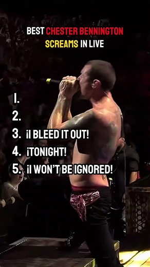 Best Chester Bennington Screams in live #linkinpark